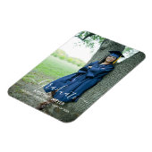 Elegant Modern Photo Afstuderen Magneet (Linkerzijde)