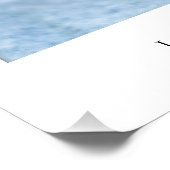 Elegant Modern Photo Name Perfect Poster (Hoek)