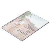 Elegant Modern Photo Overlay Custom Wedding Notitieboek (Linkerzijde)