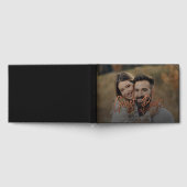 Elegant Modern Photo Script Roos Gold Foil Wedding Gastenboek (Volledig)