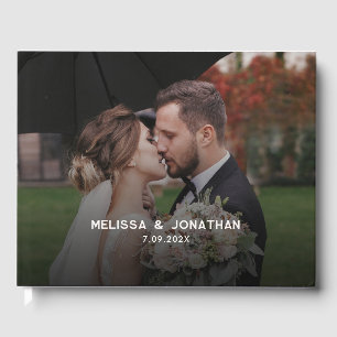 Elegant Modern Photo Wedding Gastenboek