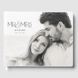 Elegant Modern Photo Wedding Gastenboek