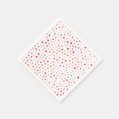 Elegant Modern Polka Dots - Rood - Pas BG aan Servet (Hoek)