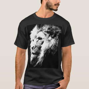Elegant modern Pop Art Lion Head aanpassen T-shirt