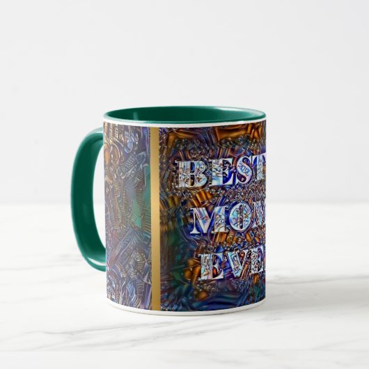 Elegant modern populair cadeau mok (Voorkant links)