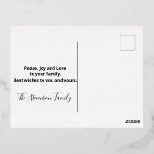 Elegant modern Prettige feestdagen Calligrafie (Achterkant)