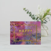 Elegant modern Prettige feestdagen Calligrafie (Staand Voorkant)