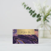 Elegant Modern, Professional Abstract Gold Confett Kortingskaartje (Staand voorkant)