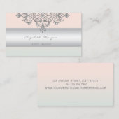 Elegant modern Professional Charming, kant Visitekaartje (Voorkant / Achterkant)