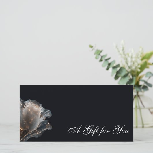 Elegant Modern Professional Gift Certificate (Staand voorkant)