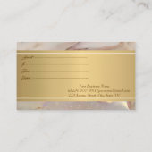 Elegant Modern,Professional Gold Confetti Opal Kortingskaartje (Achterkant)