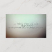 Elegant Modern Professional Gold Swirls, Lotus Visitekaartje (Achterkant)