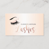 Elegant Modern Professional Lashes Visitekaartje (Voorkant)