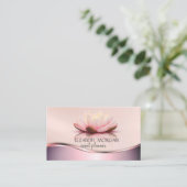 Elegant modern Professional Lotus Visitekaartje (Staand voorkant)