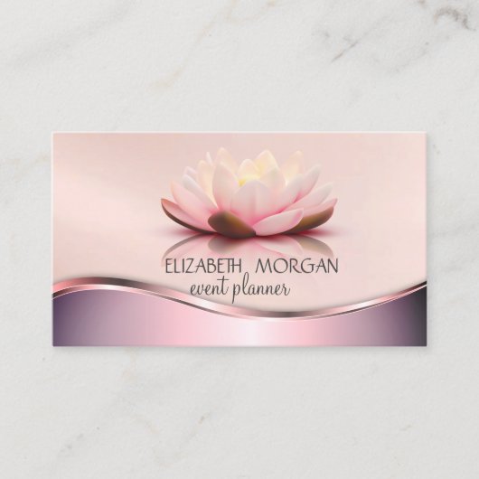 Elegant modern Professional Lotus Visitekaartje (Voorkant)