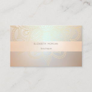 Elegant Modern Professional Luminous, Mandala Visitekaartje