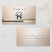 Elegant Modern Professional Luminouse Lotus Visitekaartje (Voorkant / Achterkant)