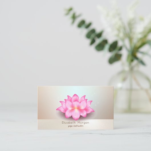 Elegant Modern Professional Mandala Luminous Visitekaartje (Staand voorkant)