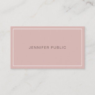 Elegant Modern Professional Simple Plain Trendy Visitekaartje