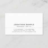 Elegant Modern Professional Simple Template Visitekaartje (Voorkant)