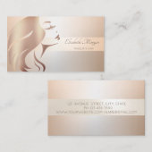 Elegant Modern Professional Stripe Visitekaartje (Voorkant / Achterkant)