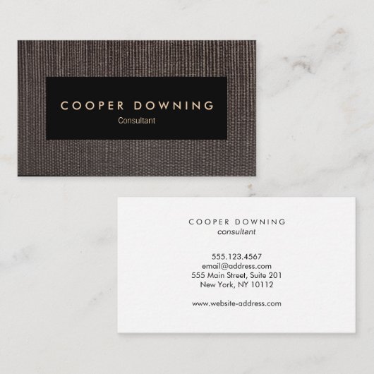 Elegant Modern Professional Visitekaartje (Voorkant / Achterkant)