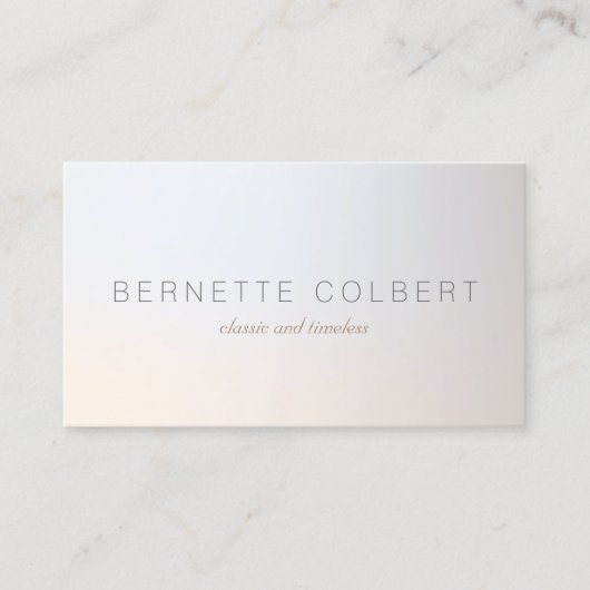 Elegant Modern Professional Visitekaartje (Voorkant)