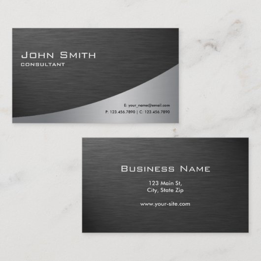 Elegant modern, professioneel computerrepareren visitekaartje (Voorkant / Achterkant)