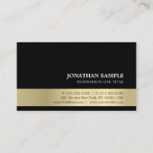 Elegant modern, professioneel, creatief Gold-desig Visitekaartje (Voorkant)