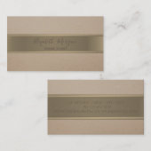 Elegant modern professioneel, eenvoudig, strepe visitekaartje (Voorkant / Achterkant)