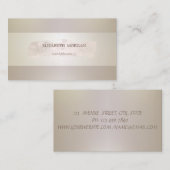 Elegant modern, professioneel, geavanceerd, gestre visitekaartje (Voorkant / Achterkant)