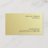 Elegant, modern, professioneel gouddesign luxe visitekaartje (Voorkant)