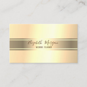 Elegant Modern Professioneel, Gouden Streep Visitekaartje