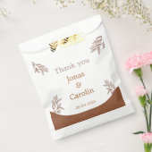 Elegant modern professioneel koffie bedankzakje (Gezegeld)