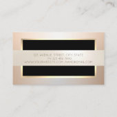 Elegant modern professioneel lichtgevend Lijst, st Visitekaartje (Achterkant)