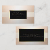 Elegant modern professioneel lichtgevend Lijst Visitekaartje (Voorkant / Achterkant)