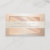 Elegant modern professioneel Lijst, Lotus Visitekaartje (Achterkant)