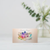 Elegant modern professioneel Lijst, Lotus Visitekaartje (Staand voorkant)