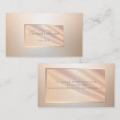 Elegant modern professioneel Lijst Lumineus Visitekaartje (Voorkant / Achterkant)