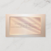 Elegant modern professioneel Lijst Lumineus Visitekaartje (Achterkant)