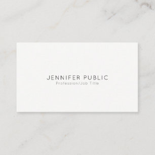 Elegant Modern Professioneel Minimalistisch Eenvou Visitekaartje