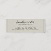 Elegant modern professioneel ontwerp mini visitekaartje (Voorkant)