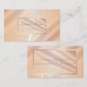 Elegant modern professioneel stijlvol Lijst Visitekaartje (Voorkant / Achterkant)