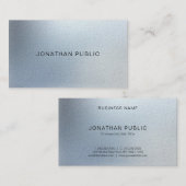 Elegant modern Professioneel textiel Kijk bovenaan Visitekaartje (Voorkant / Achterkant)