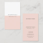 Elegant Modern Professionele Sjabloon Eenvoudig Visitekaartje (Voorkant / Achterkant)