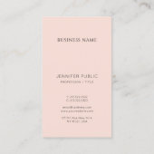 Elegant Modern Professionele Sjabloon Eenvoudig Visitekaartje (Achterkant)