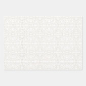 Elegant modern Quatrefoil Patroon Inpakpapier Vel (Voorkant)