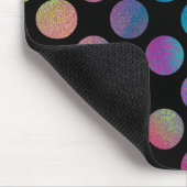 Elegant Modern Rainbow Polka Dots Patroon | Muismat (Hoek)