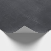 Elegant modern Real Chalkboard Blackboard Black Cadeaupapier (Hoek)