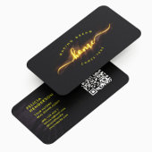 Elegant modern Real Estate Agent Realtor QR Visitekaartje